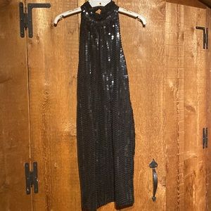 Black sequin dress size 4
